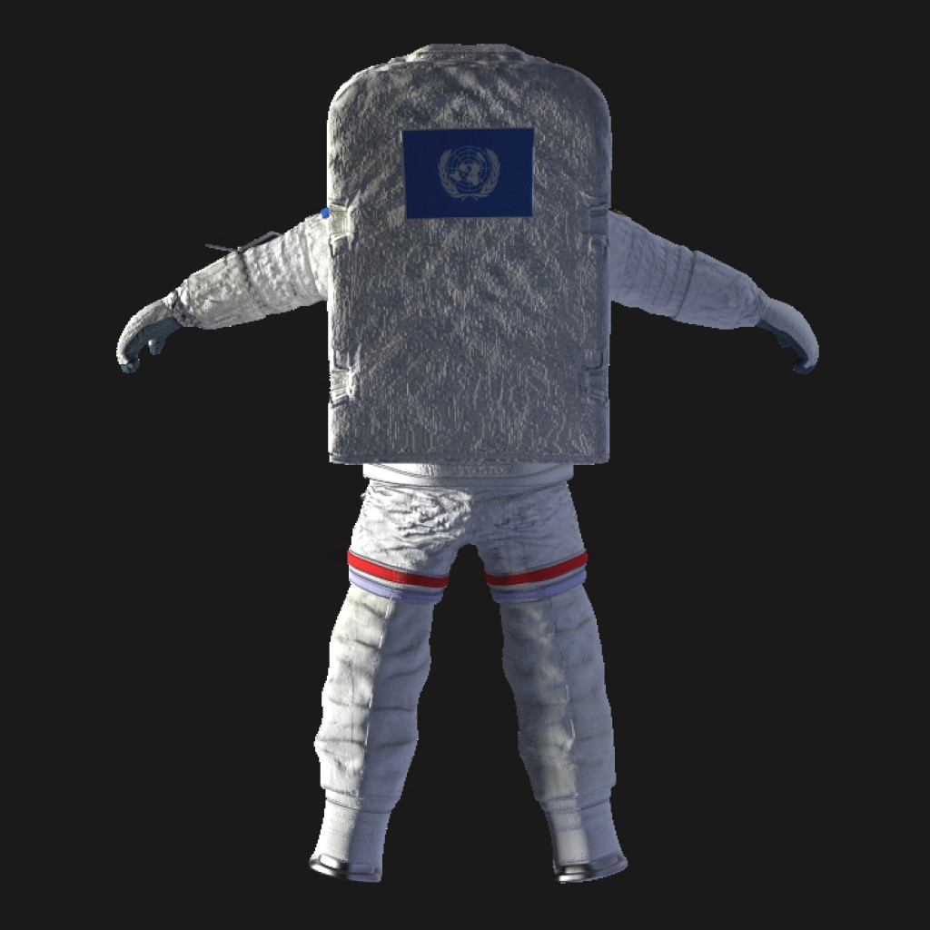 Astronaut - EMU suit - Rigged preview image 4
